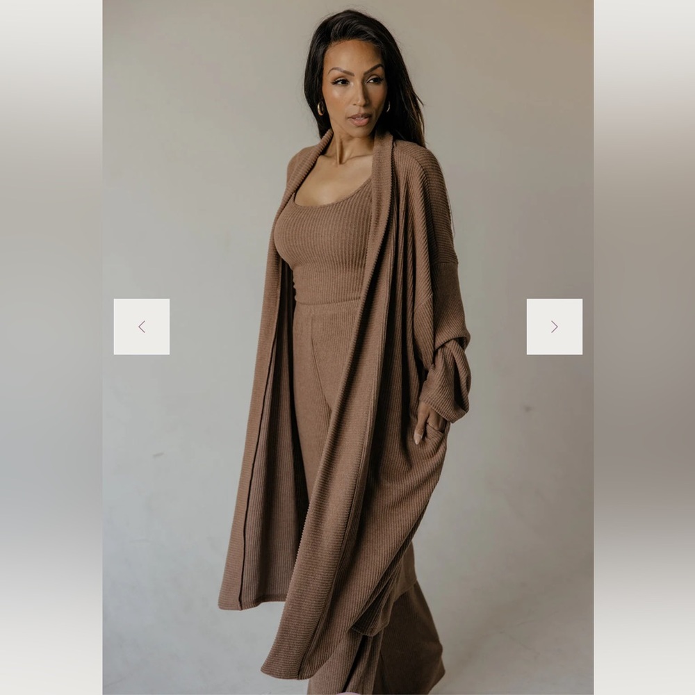Mae Wear Milan Wide Rib Cardigan